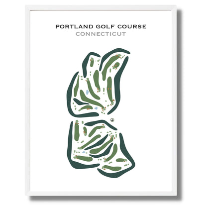 Portland Golf Course, Connecticut - Printed Golf Courses