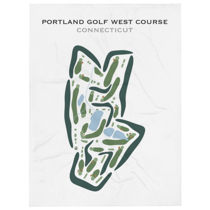 Portland West Golf Course, Connecticut - Printed Golf Courses