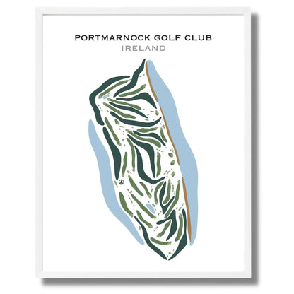 Portmarnock Golf Club, Ireland - Printed Golf Courses