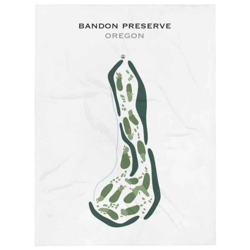 Bandon Preserve, Oregon - Printed Golf Courses