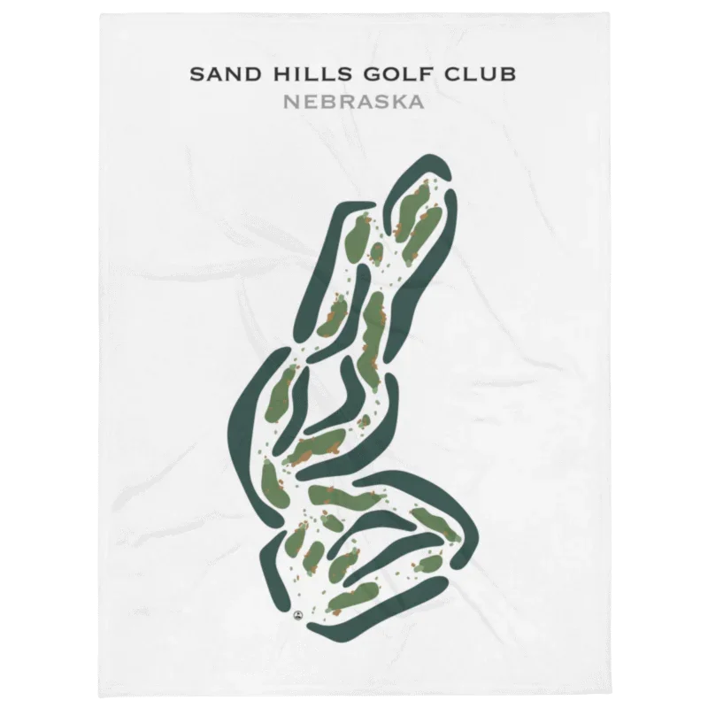 Sand Hills Golf Club, Nebraska - Printed Golf Course