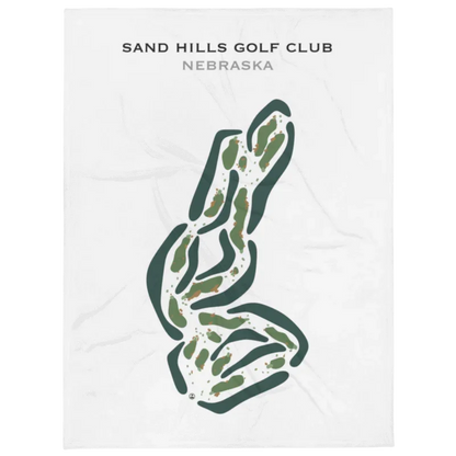 Sand Hills Golf Club, Nebraska - Printed Golf Course