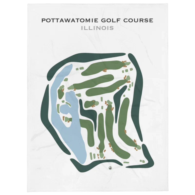 Pottawatomie Golf Course, Illinois - Printed Golf Courses