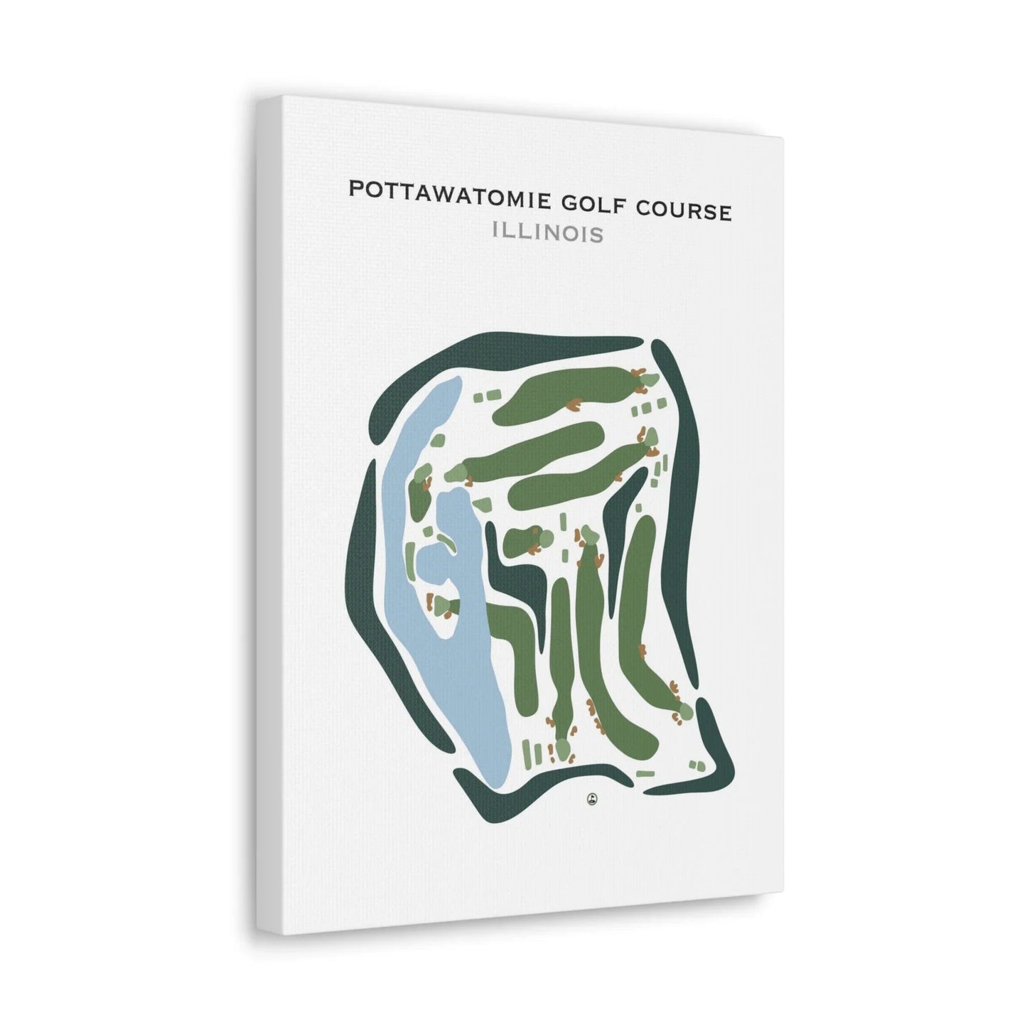 Pottawatomie Golf Course, Illinois - Printed Golf Courses