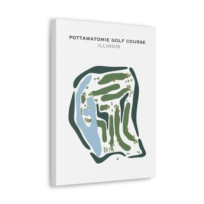 Pottawatomie Golf Course, Illinois - Printed Golf Courses