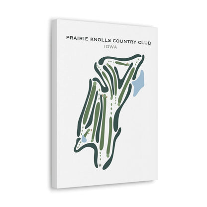 Prairie Knolls Country Club, Iowa - Printed Golf Courses