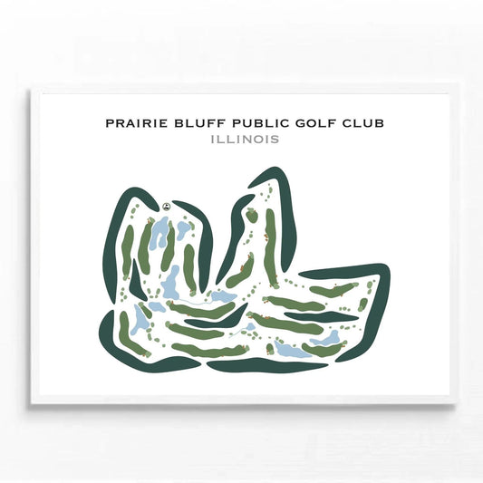 Prairie Bluff Public Golf Club, Illinois - Printed Golf Courses