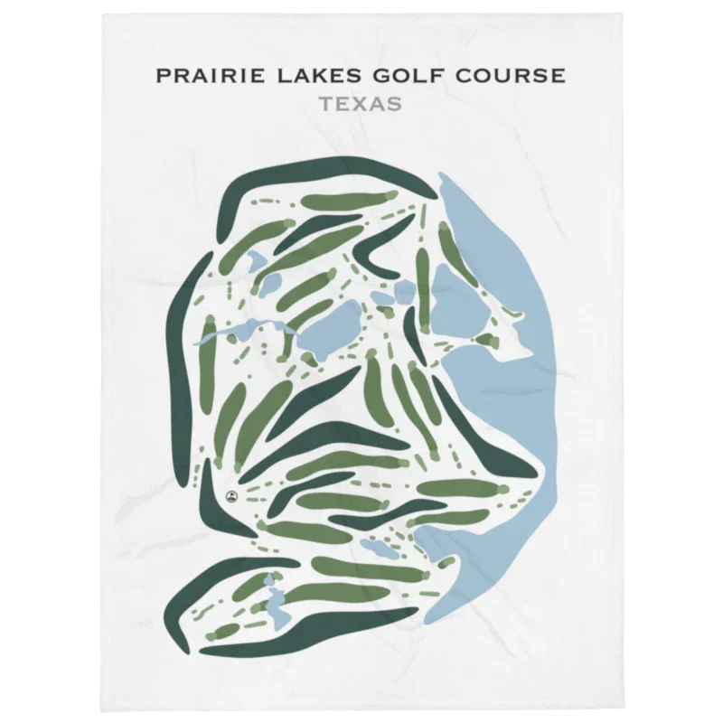 Prairie Lakes Golf Course, Texas - Printed Golf Courses