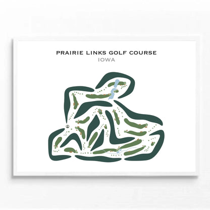 Prairie Links Golf Course, Iowa - Printed Golf Courses