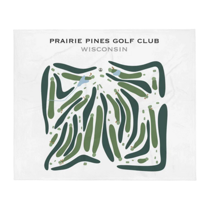 Prairie Pines Golf Club, Wisconsin - Printed Golf Course