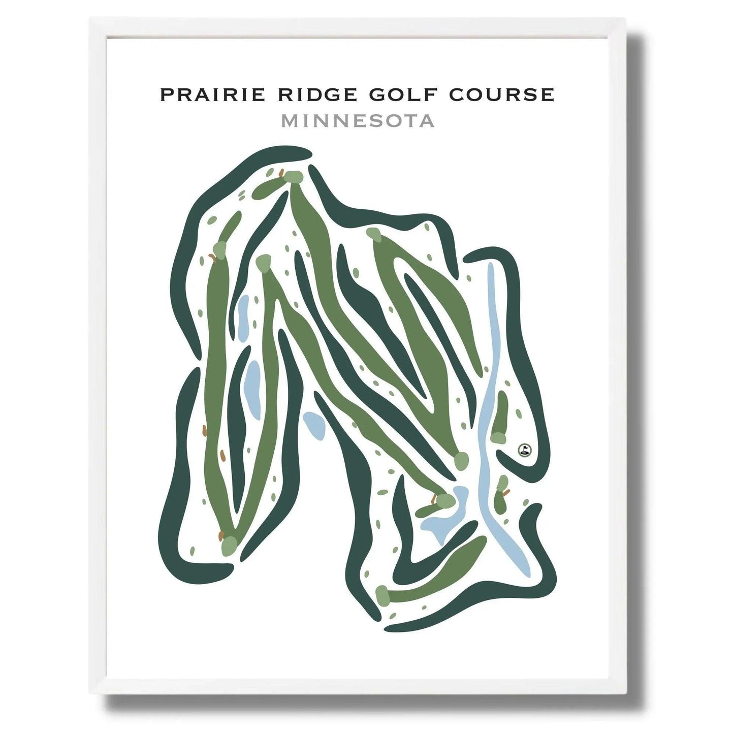 Prairie Ridge Golf Course, Minnesota - Printed Golf Courses