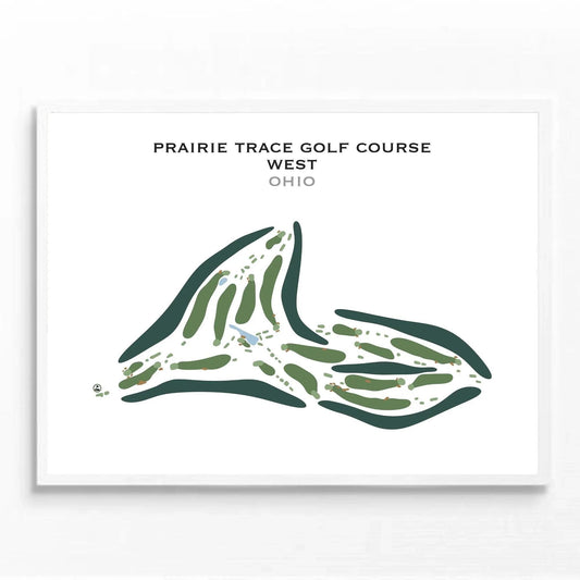 Prairie Trace Golf Course, West, Ohio - Printed Golf Course