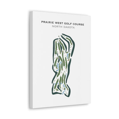 Prairie West Golf Course, North Dakota - Printed Golf Courses