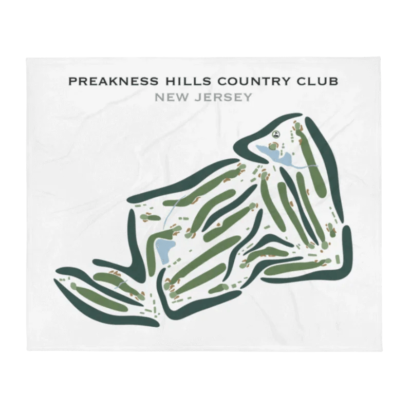 Preakness Hills Country Club, New Jersey - Printed Golf Courses
