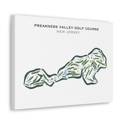 Preakness Valley Golf Course, New Jersey - Printed Golf Course
