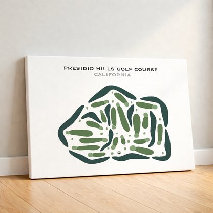 Presidio Hills Golf Course, California - Printed Golf Courses