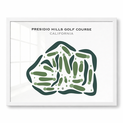 Presidio Hills Golf Course, California - Printed Golf Courses