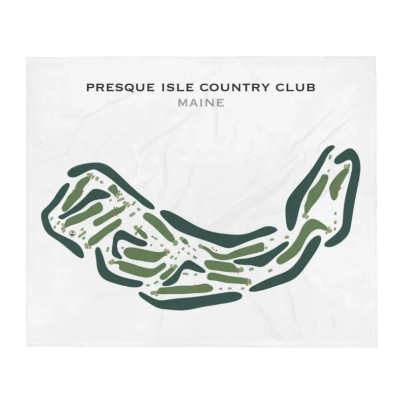 Presque Isle Country Club, Maine - Printed Golf Courses