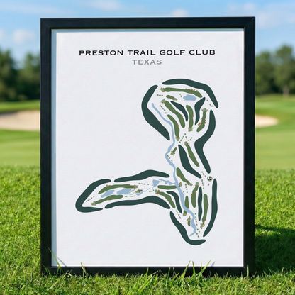 Preston Trail Golf Club, Texas - Printed Golf Course