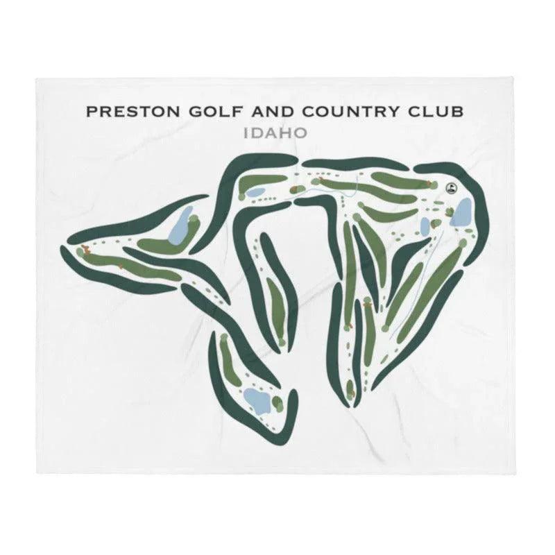 Preston Golf & Country Club, Idaho - Printed Golf Course