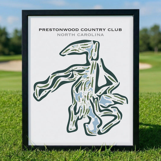 Prestonwood Country Club, North Carolina - Printed Golf Courses