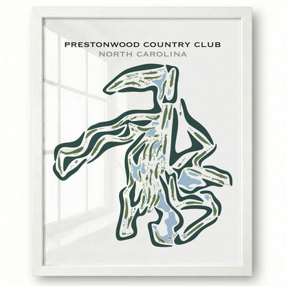 Prestonwood Country Club, North Carolina - Printed Golf Courses