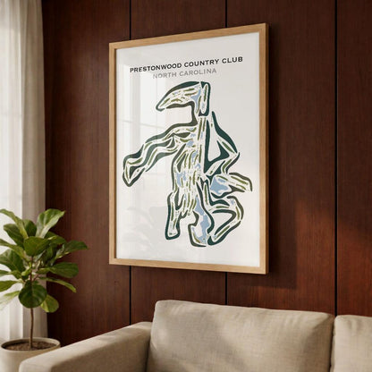 Prestonwood Country Club, North Carolina - Printed Golf Courses