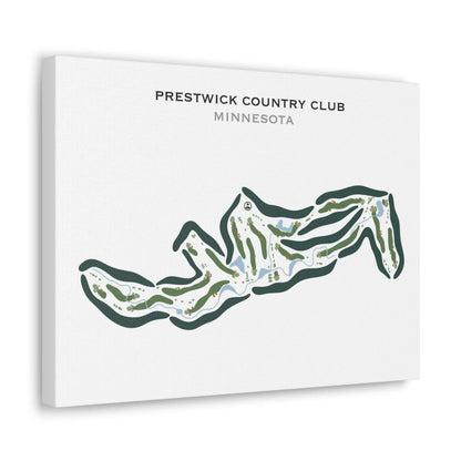 Prestwick Country Club, Minnesota - Printed Golf Courses