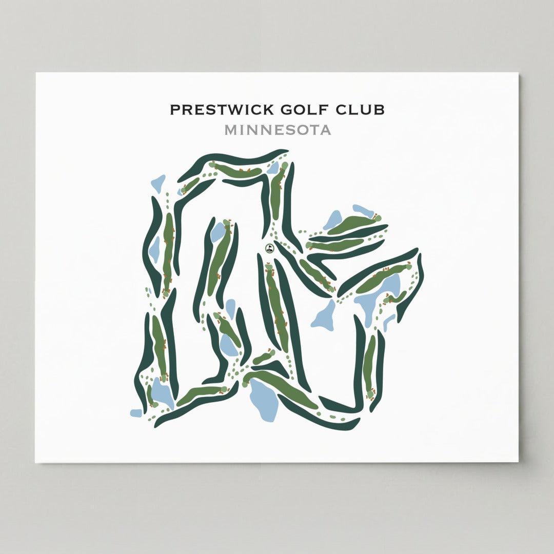 Prestwick Golf Club, Minnesota - Printed Golf Courses