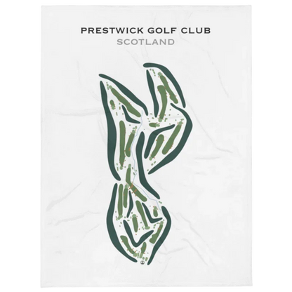Prestwick Golf Club, Scotland - Printed Golf Courses