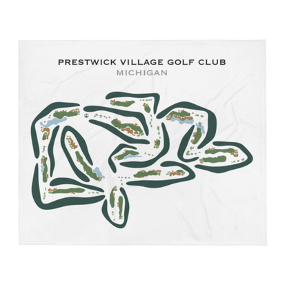 Prestwick Village Golf Club, Michigan - Printed Golf Courses