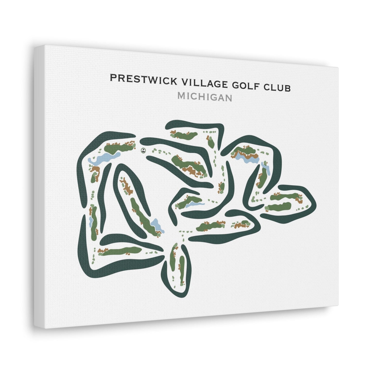 Prestwick Village Golf Club, Michigan - Printed Golf Courses