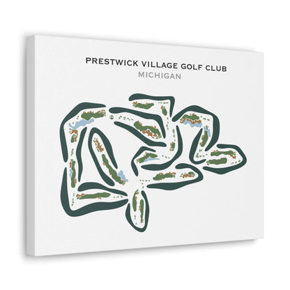 Prestwick Village Golf Club, Michigan - Printed Golf Courses