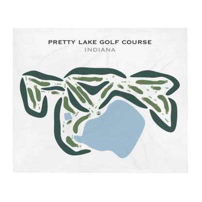 Pretty Lake Golf Course, Indiana - Printed Golf Courses