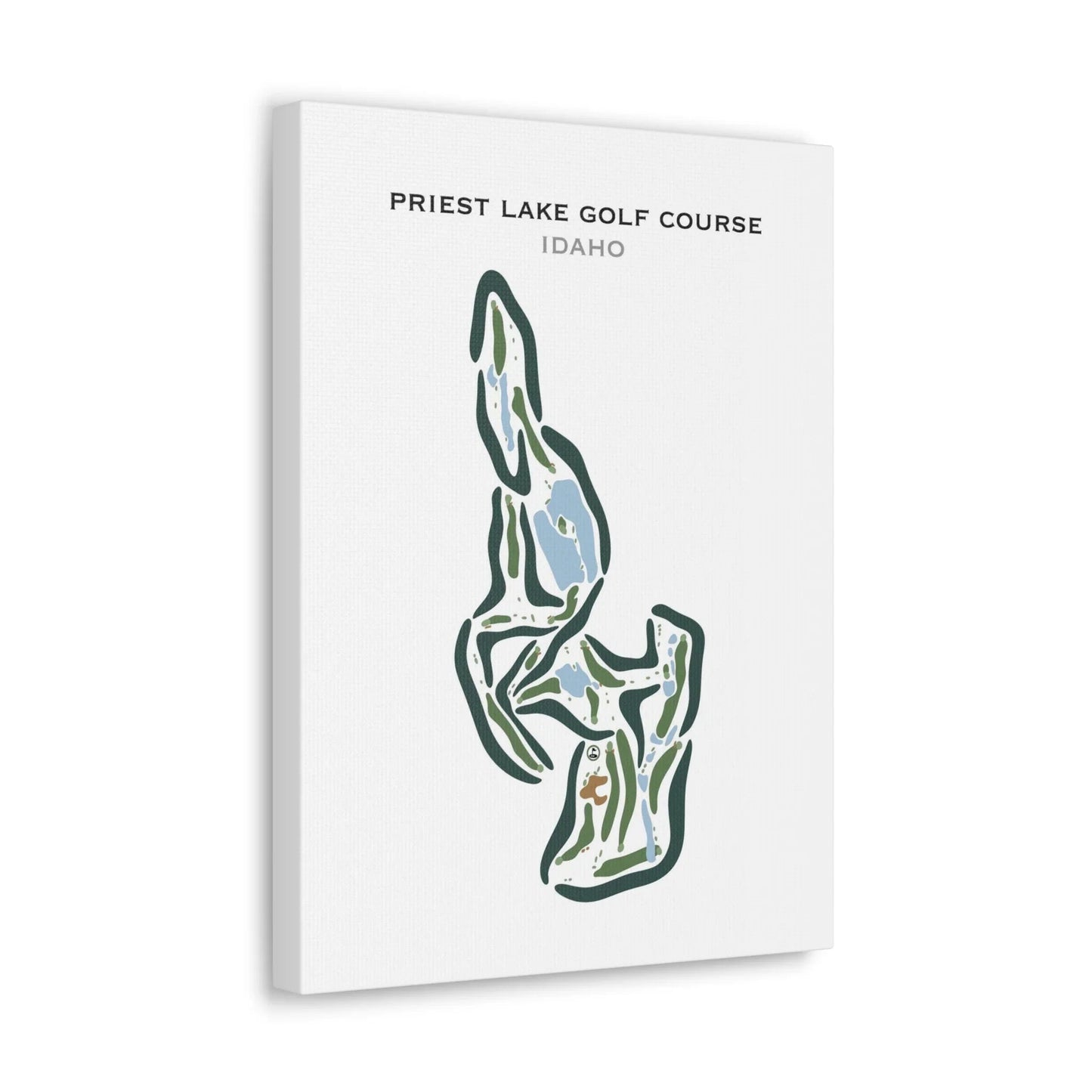 Priest Lake Golf Course, Idaho - Printed Golf Courses