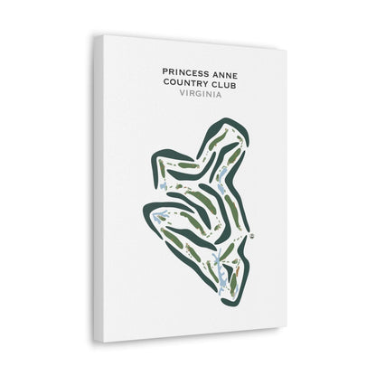 Princess Anne Country Club, Virginia - Printed Golf Courses