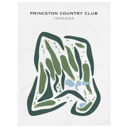 Princeton Country Club, Indiana - Printed Golf Courses