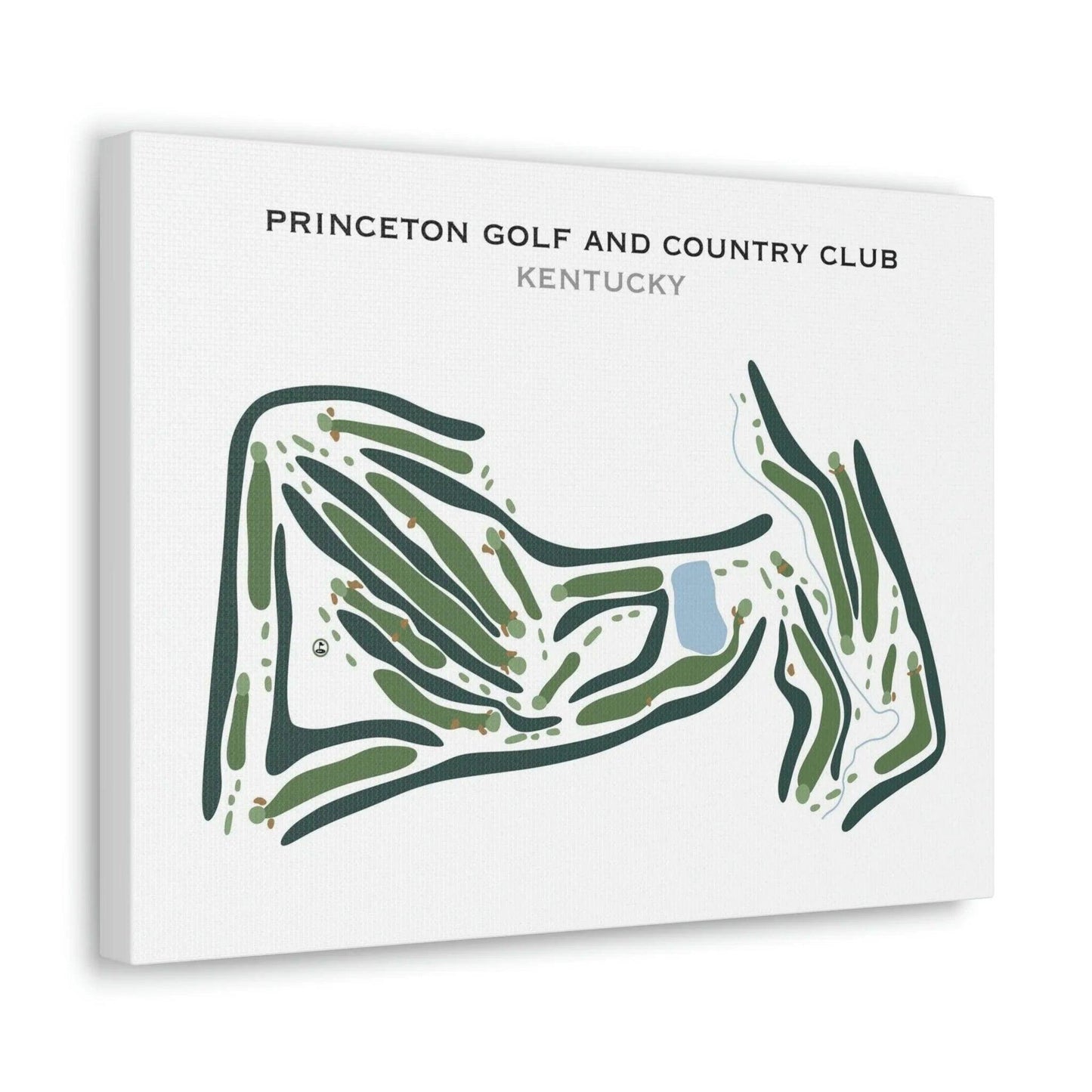 Princeton Golf & Country Club, Kentucky - Printed Golf Courses
