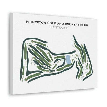 Princeton Golf & Country Club, Kentucky - Printed Golf Courses