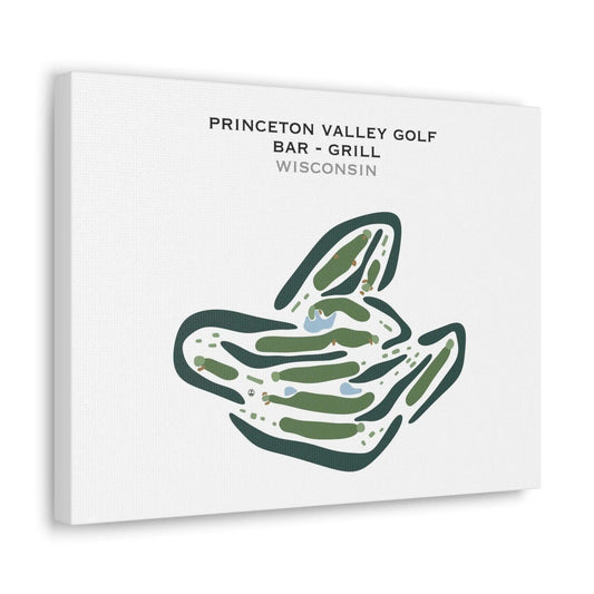 Princeton Valley Golf - Bar - Grill, Wisconsin - Printed Golf Courses