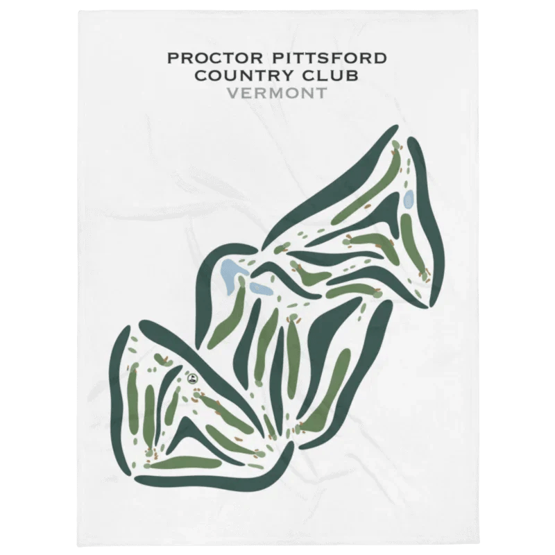 Proctor Pittsford Country Club, Vermont - Printed Golf Courses
