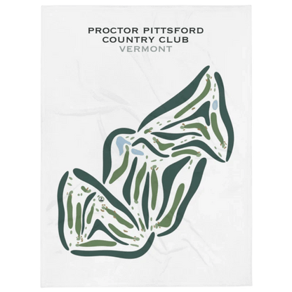 Proctor Pittsford Country Club, Vermont - Printed Golf Courses