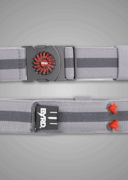THE BYRD GOLF BELT - Grey: Organize Your Game