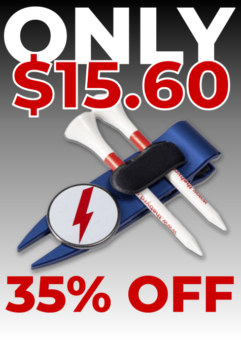 THE BYRD GOLF CADDIE CLYP - Blue: Organize Gear Like a Caddie