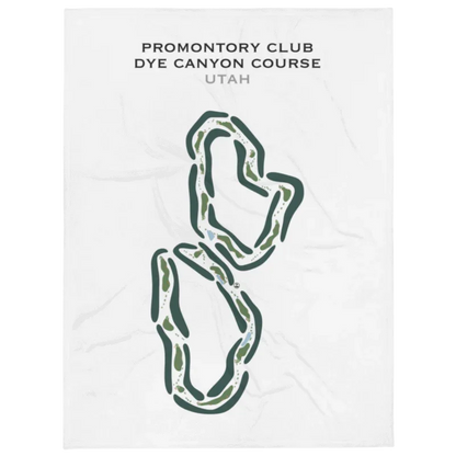 Promontory Club - Dye Canyon Golf Course, Utah - Printed Golf Courses