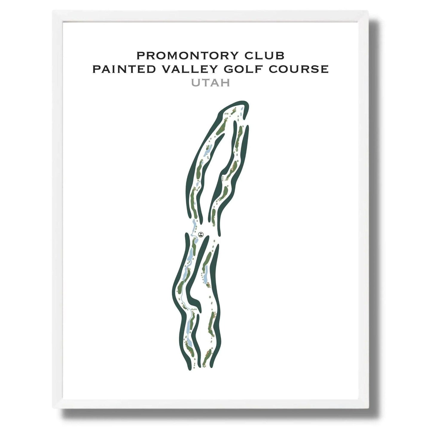 Promontory Club, Painted Valley Golf Course, Utah - Printed Golf Course