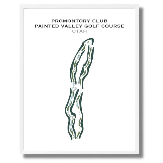 Promontory Club, Painted Valley Golf Course, Utah - Printed Golf Course