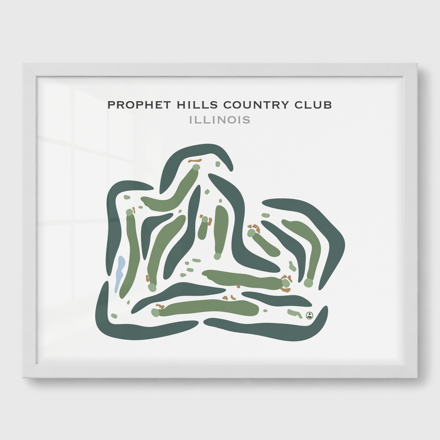 Prophet Hills Country Club, Illinois - Printed Golf Courses