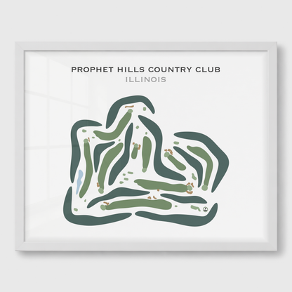 Prophet Hills Country Club, Illinois - Printed Golf Courses