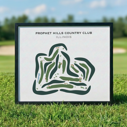 Prophet Hills Country Club, Illinois - Printed Golf Courses